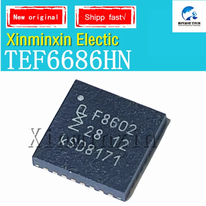 

1 шт./лот, TEF6686HN F8602, TEF6686HN/V102K флюоресцентная микросхема, новая Оригинальная флюоресцентная микросхема, 100%