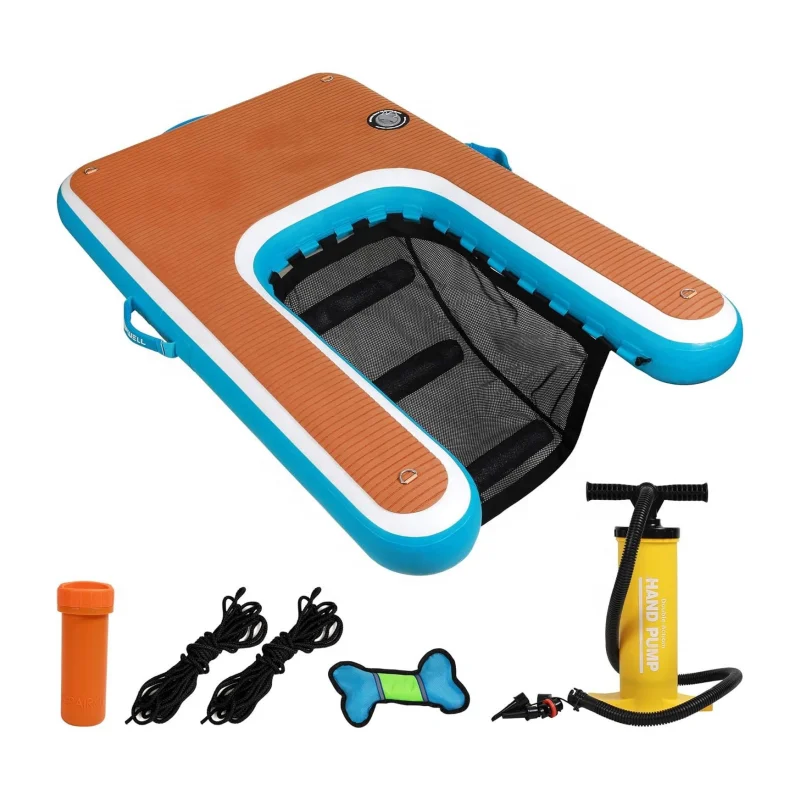 

Inflatable Pet Floating Row Climbing Mat Cross-Border Customized Non-Slip Water Swimming Water Sports Equipment