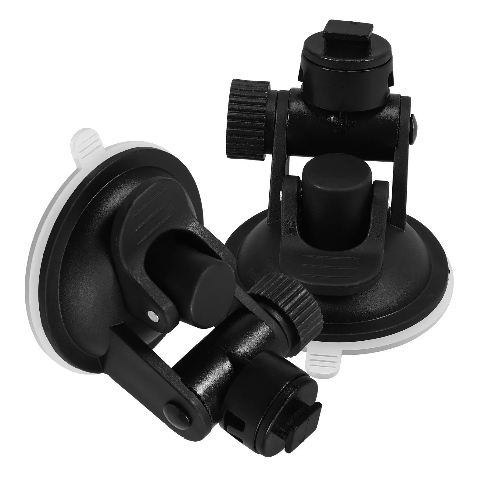 

2Pcs Universal Dash Cam Mount Holder Strong Suction Cup for Car Camera Design Smooth Black Finish Reliable Grip