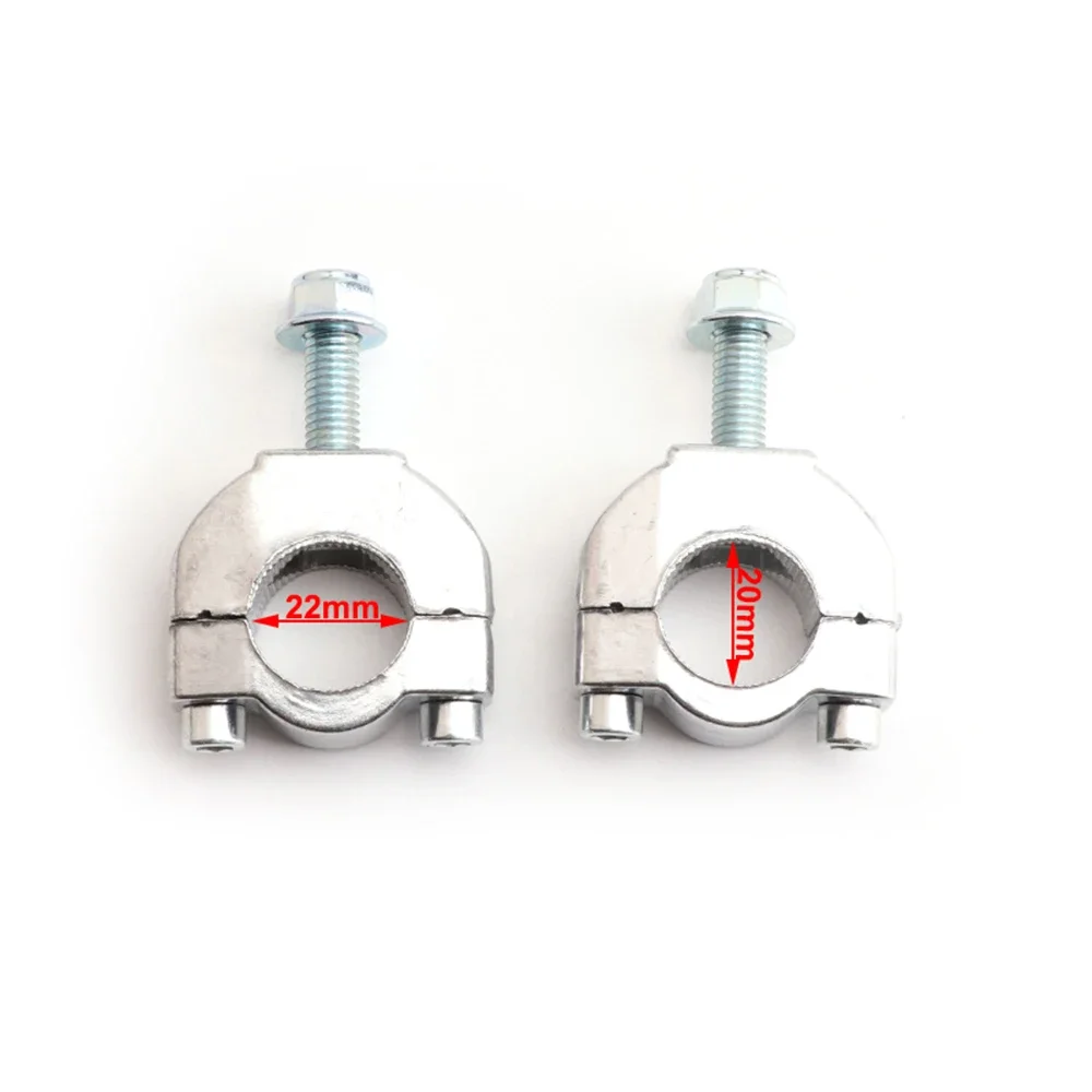 Motorcycle 7/8'' 22mm Handlebar Riser Mount Bracket Clamp Taper Handlebar Clip for 2-stroke 47cc 49cc Pit Dirt Bike Mini Moto view 3