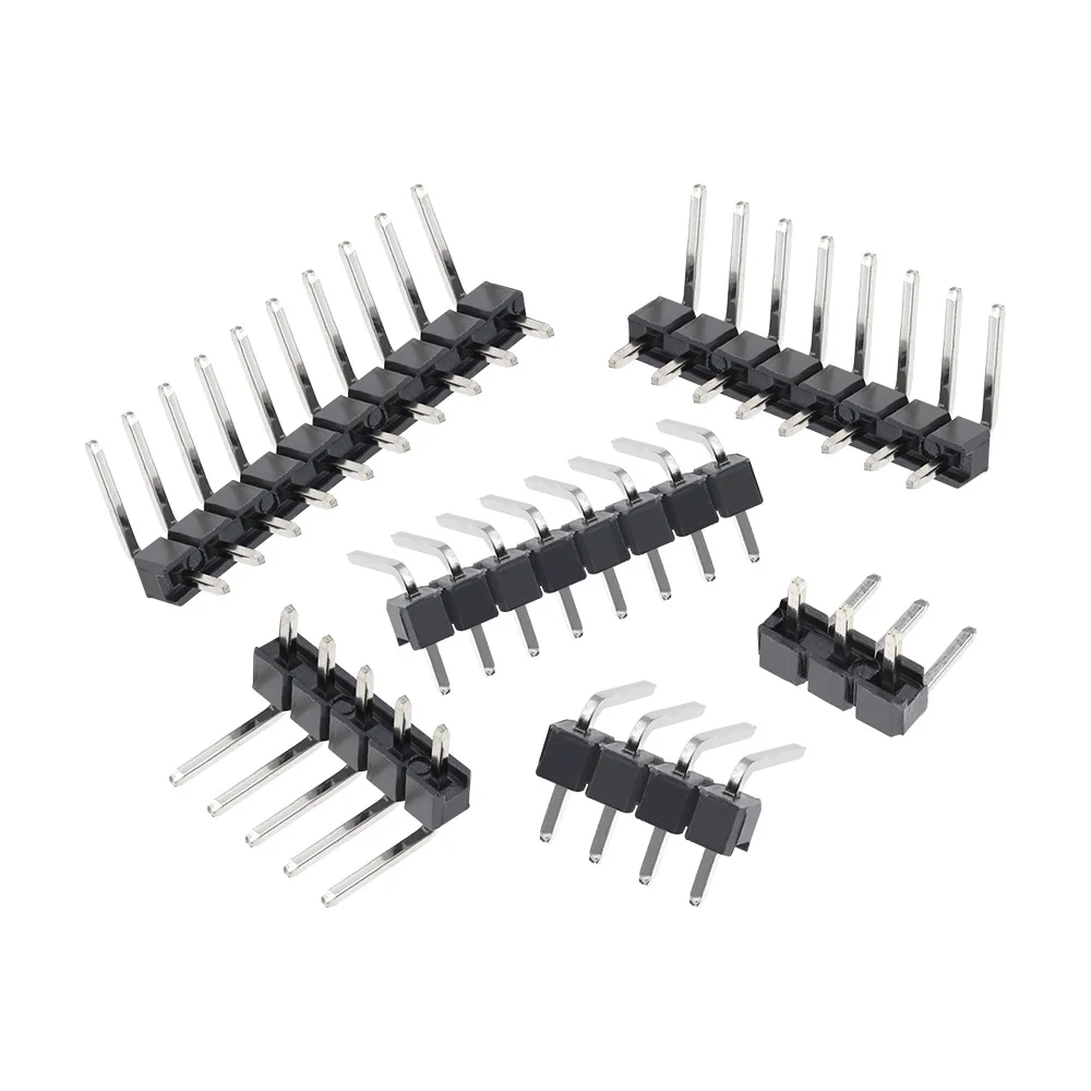 2.54MM RIGHT ANGLE PIN HEADER (90°) 100PCS 16P/17P/18P/20P/25P