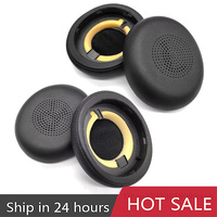 1Pair Leather Ear Pads for Jabra ELITE 45H Evolve2 65 Headphone Elastic Foam Earpads Sponge Cushion Replacement Good quality