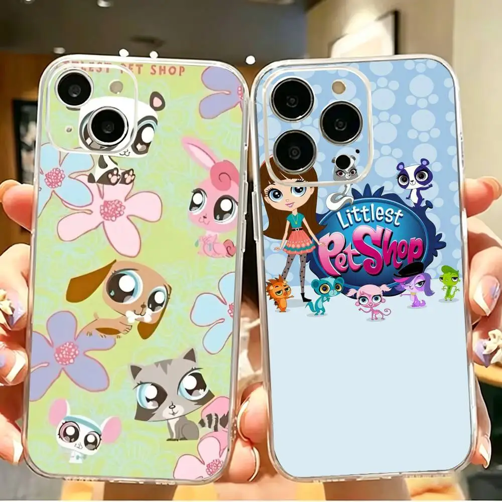 

Cute Littlest Pet Shop Transparent Shockproof Phone Case For iPhone 17,16,15,14,13,12,11 Plus,Pro Max