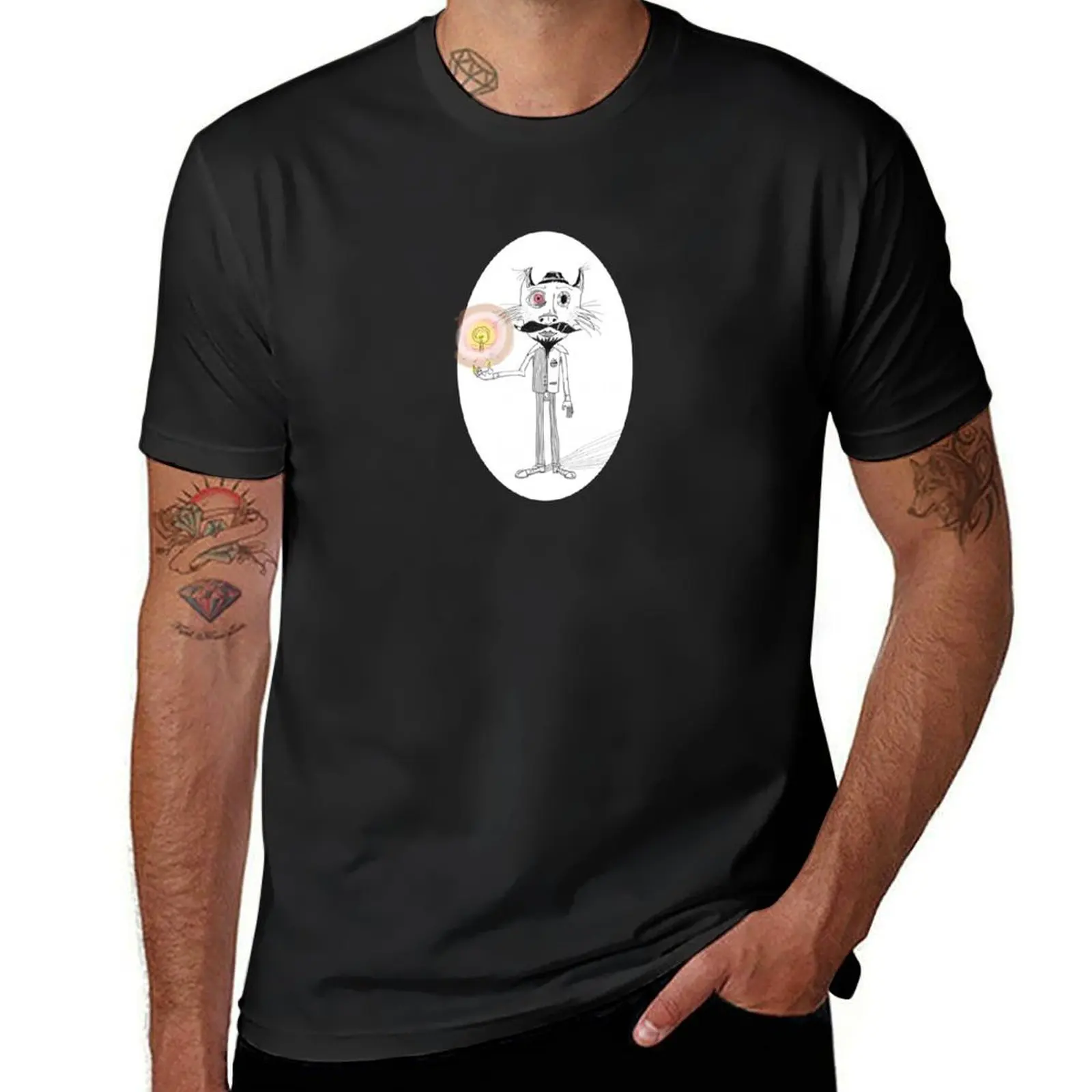 

Bad Idea - Black, White and Colour T-Shirt animal prinfor boys Blouse mens t shirts