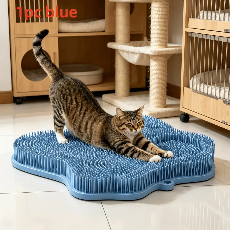 Wall Wall Mounted Cat Massage Brush & Scratcher, Self-Grooming Tool for Itch Relief, Deshedding & Relaxing, Space-Saving Xmas Gift - Aliexpress Deal
