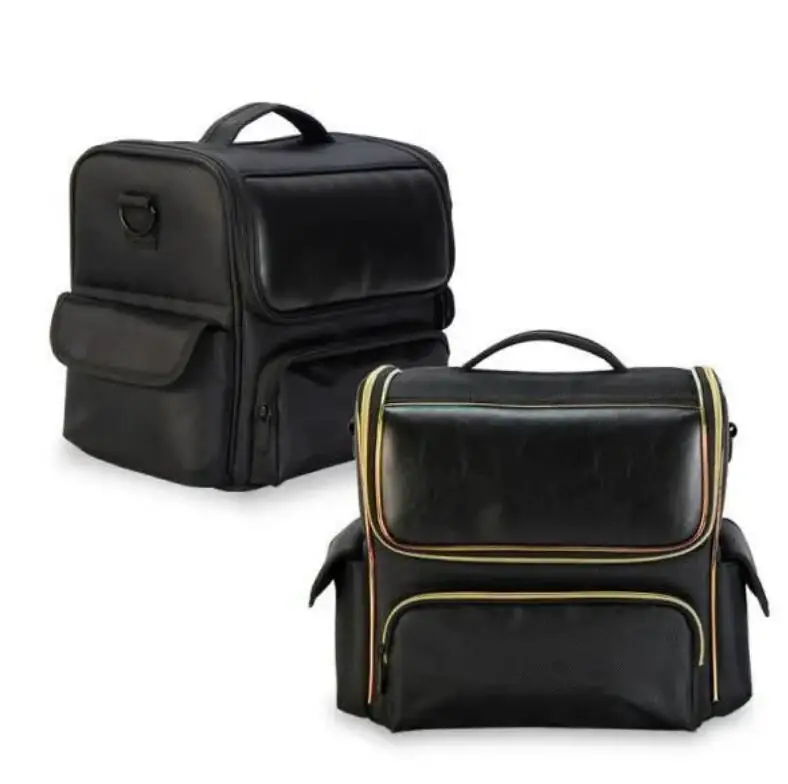 Imagem -05 - Organizador Cosmético Portátil Maquiagem Bolsa para Mulheres Cometic Maquiagem Bolsa Camadas Travel Train Case