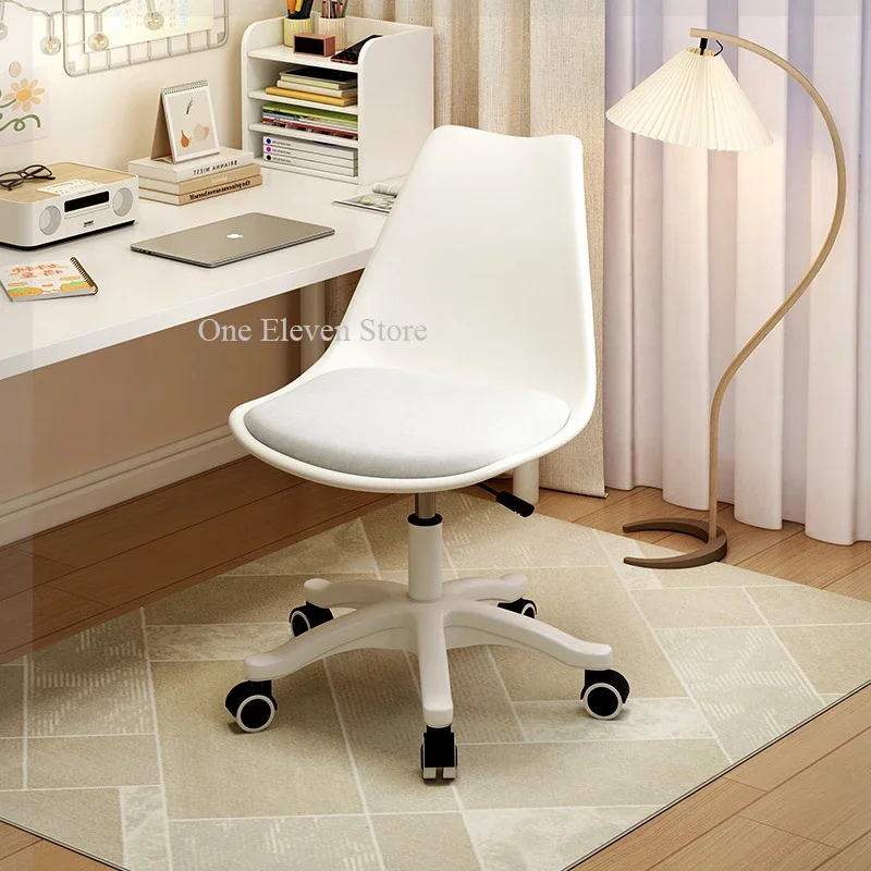 

Chair Wheels Work Office Accent Computer Meeting Office Footrest Mesh Youth Desk Single Person Transparent Comfy Silla Gaming