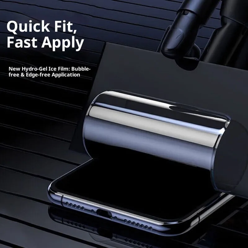 3-1 قطعة غطاء كامل ماتي هيدروجيل فيلم ل vivo iQOO 15 لينة بولي TPU حامي الشاشة ل vivo iQOO 15 13 12 برو لا الزجاج #2