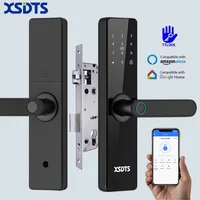 TTLock App Bluetooth funciona con Google home Aleax seguridad Digital huella digital contraseña electrónica cerradura inteligente para el hogar