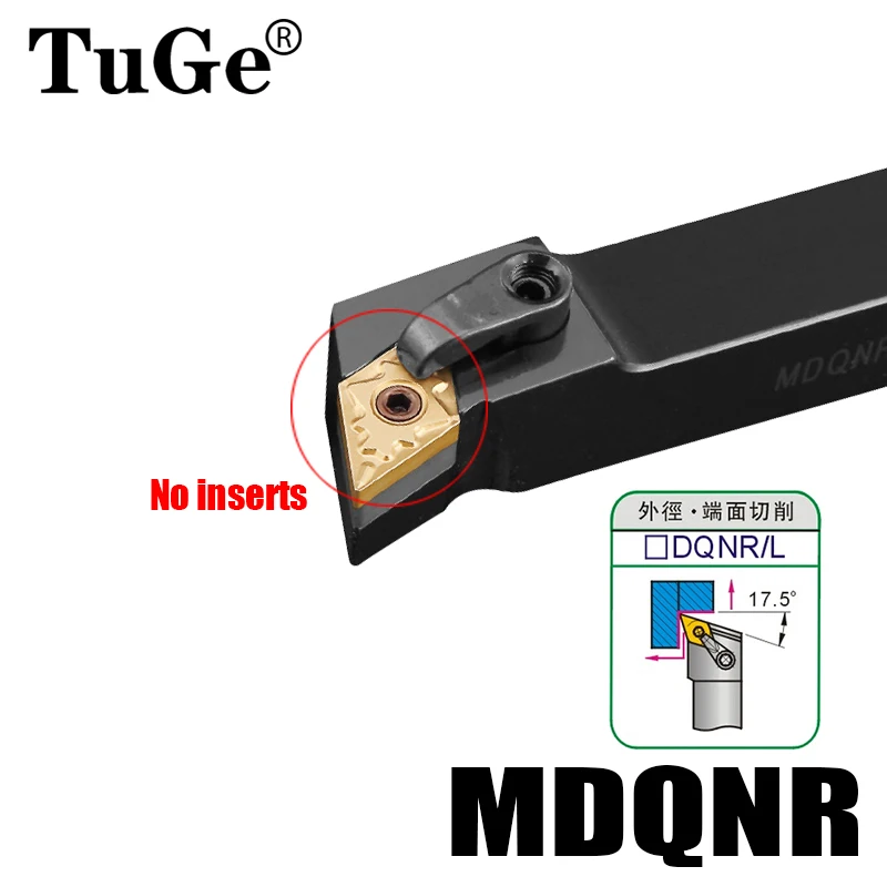 

1 шт. держатель инструмента для токарного станка с ЧПУ MDQNR1616H11 MDQNR2020K15 внешний токарный держатель инструмента MDQNL угол входа 107,5 градусов без вставок