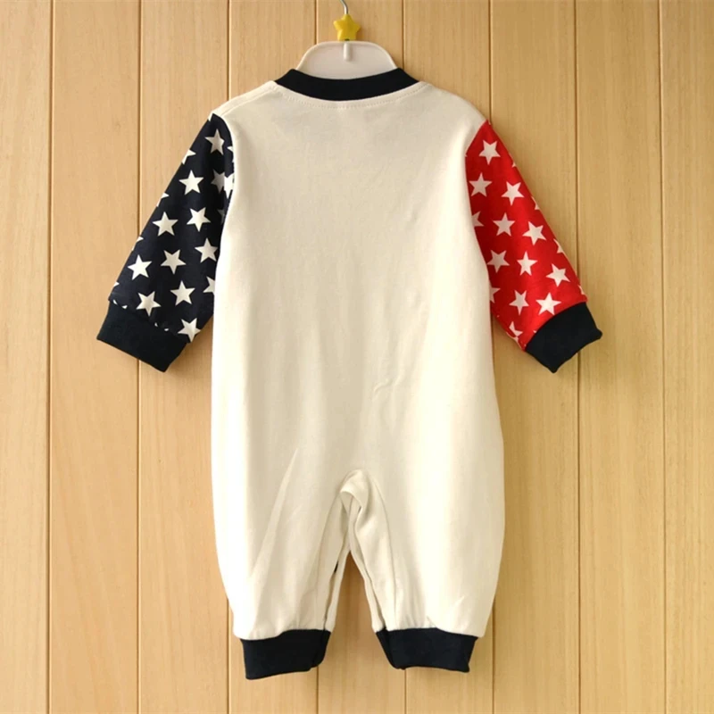 Cotton 0-1T newborn climbing clothes newborn baby coveralls climbing pants Rompers jumps cartoon clothing for boys girls