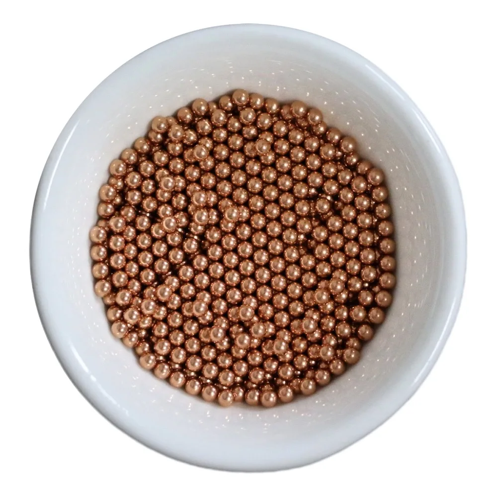 Copper Solid Bearing Balls ( Min 99.9% Cu ) 0.9mm 1.0mm 1.2mm 2mm 3mm High Precision