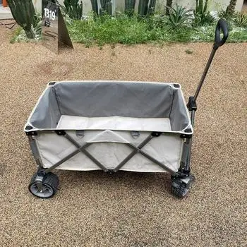 عربة تخييم كهربائية جديدة قابلة للطي لعام 2024 عربة نزهة خارجية على الشاطئ مع منصة OEM قابلة للتخصيص #4