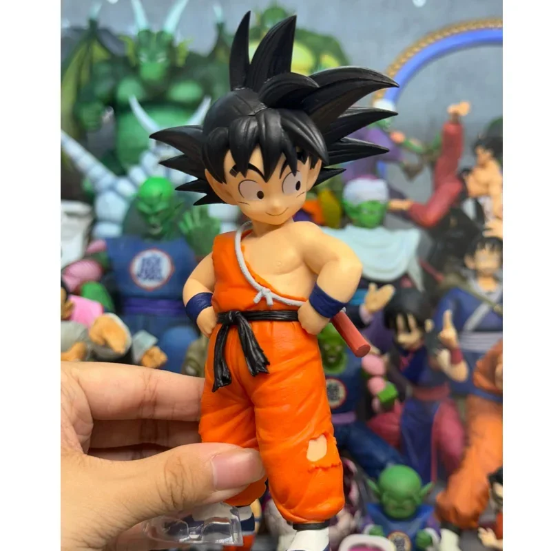 In Stock BANDAI Banpresto Dragon Ball EX Temple Above The Clouds Son Goku Karin-sama Anime Figure Model Toys Doll Gifts For Kids