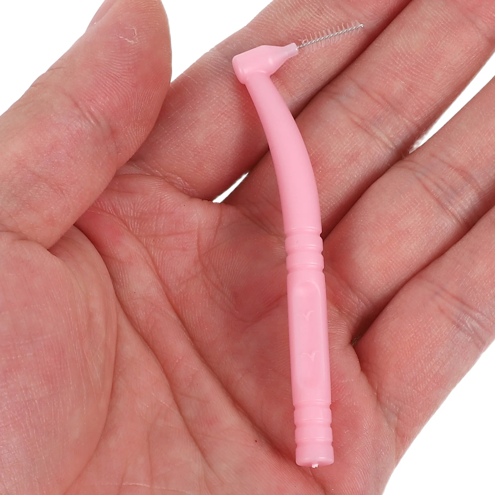 

30Pcs Interdental Brush Angle L-Shaped Soft Silicone Mini Tooth Cleaner Narrow Dental Flosser for Plaque Debris Removal