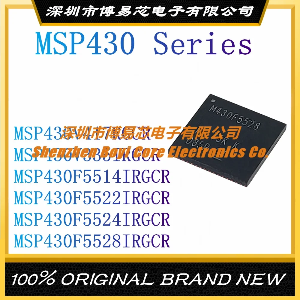 

MSP430V417RGCR MSP430V335IRGCR MSP430F5514IRGCR MSP430F5522IRGCR MSP430F5524IRGCR MSP430F5528IRGCR Original Genuine