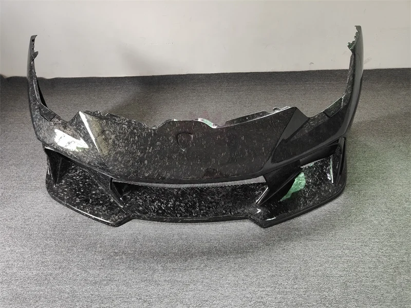 High quality V dry carbon forged grain front bumper front bracket body kit for Lamborghini huracan LP580 LP610