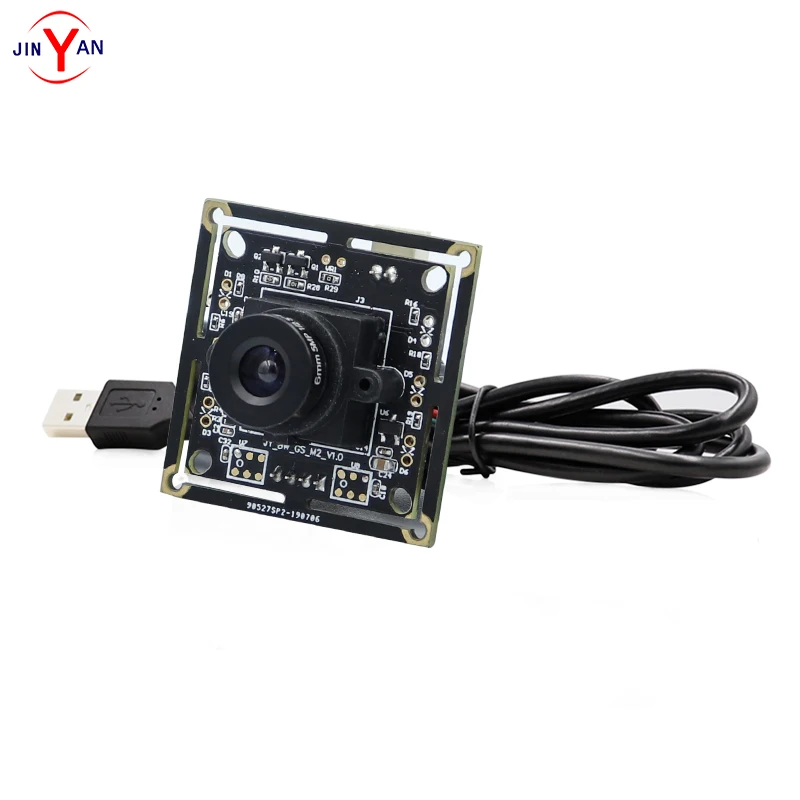 1MP Mono Chrome Global Exposure Camera Module High Speed B/W 720P/MJPEG@120fps OmniVision CMOS Sensor USB2.0 UVC PCB