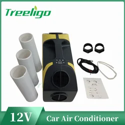 Treeligo Summer Outdoor Cool Tent Air Conditioner 12V Portable Camping Air Conditioning 24V Electric A/C 220V For RV Camper Van