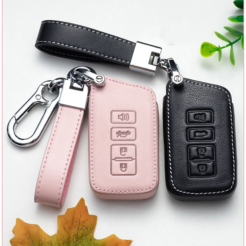 Latest Style Black Pink Car Key Case For Lexus CT200H ES350 GX400 GS350 IS250 RC350 RX300 LX570 NX300h 450 Smart Remote Control