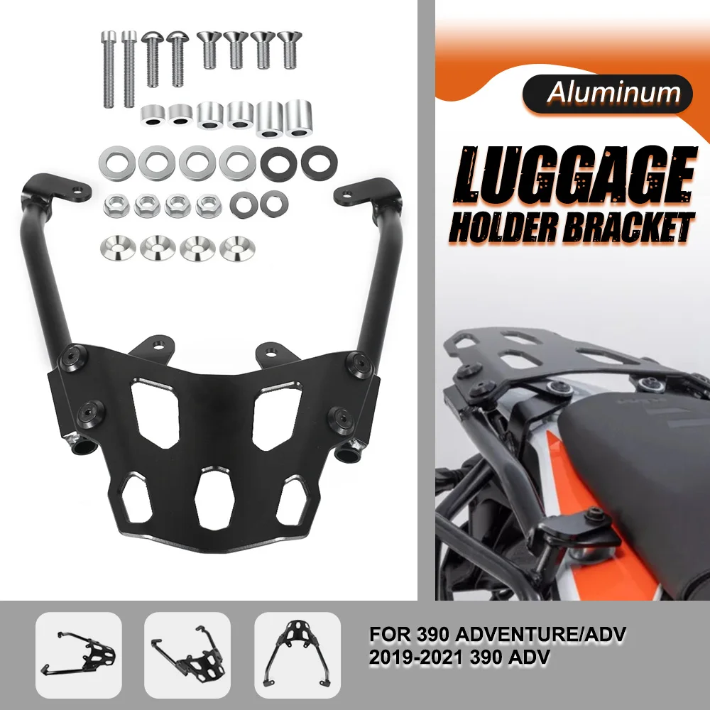 Motorcycle Luggage Holder Bracket For 390 Adventure/ADV 2019 2020 2021 390 ADV Tail Carrier Case Support Shelf Holder Bracket