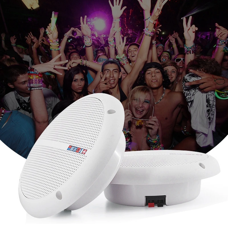 B94A 2X 60W Waterdichte Plafondluidspreker Syatems 3D Stereo Inbouw Home Theater Luidspreker Versterker Inbouw/Boot/Auto/Marine