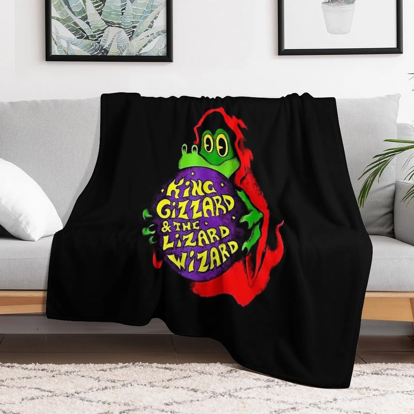 

king gizzard and the lizard wizard, king gizzard,-king gizzard and the lizard wizard Throw Blanket Heavy Blankets