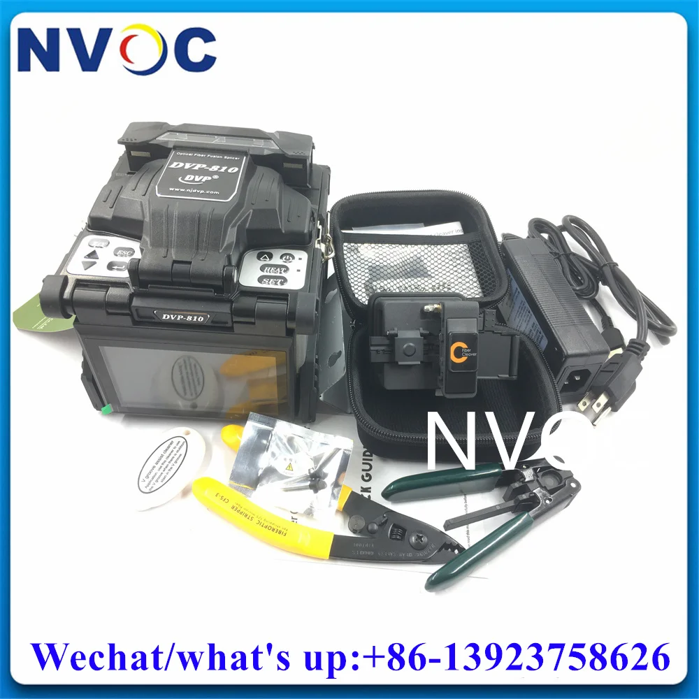 DVP-810 DVP810 6 Motor 8Seconds High Precision Fast Fusion Automatic Alignment ARC Splicer Fiber Optic Fusing Splicing Machine