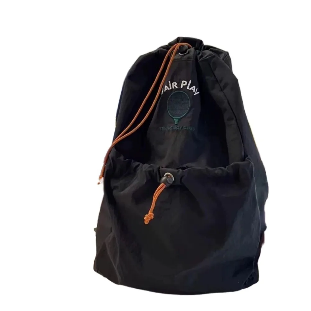 New Large Capacity Travel Lightweight Mountaineer Backpack Foldable Casual Drawstring Badminton Bag Unisex Sports Back Pack