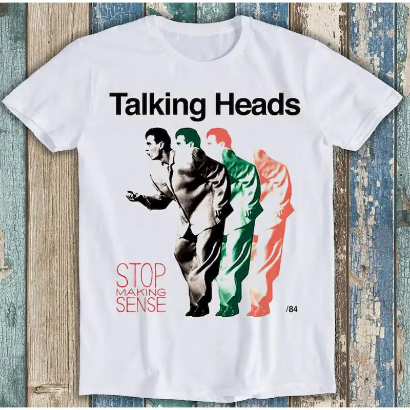 Talking Heads Stop Making Sense Limited Edition Vinyl Cover T Shirt M1621