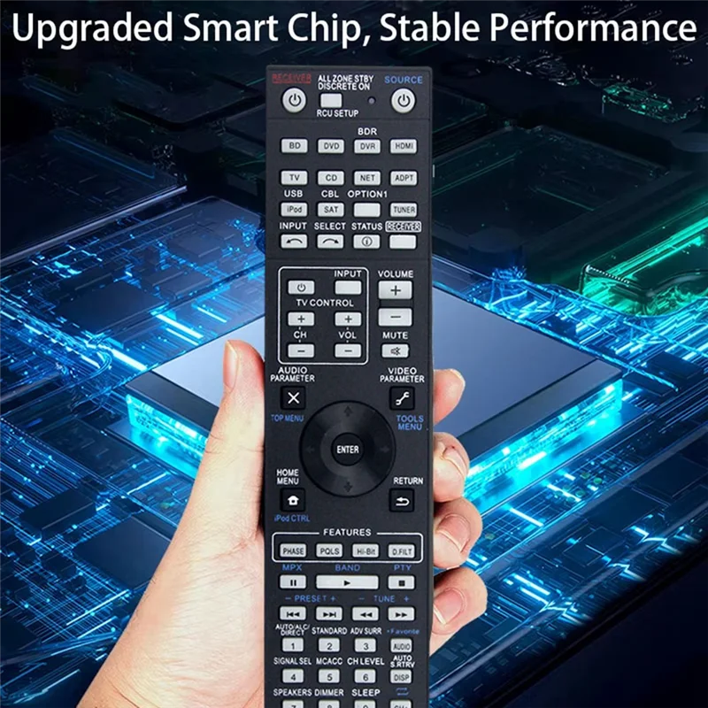 جهاز التحكم عن بعد SQPP-AXD7666، مناسب تمامًا لجهاز استقبال AV Pioneer SC-61 SC-63 SC-1227 SC-1227-K