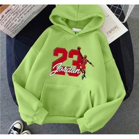 Fashion Women's Hoodie Jordan 23 Printed Sweatshirt Women's Casual Pullover Unisex Streetwear Harajuku Men's Hoodie Sportswear