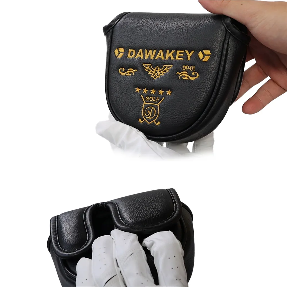 Magnetic Closure Golf Mallet Putter Covers Headcover Synthetic Leather Multi Style Color