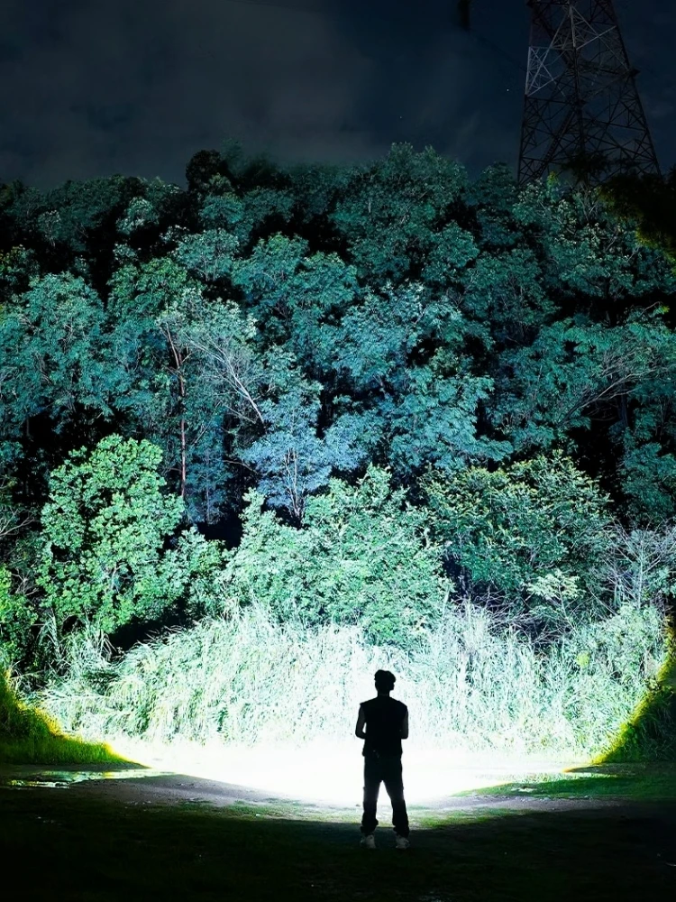 Super High Power LED Flashlight 10000000LM Rechargeable Torch Light For Outdoor Fishing Camping Waterproof Tactical Flashlights