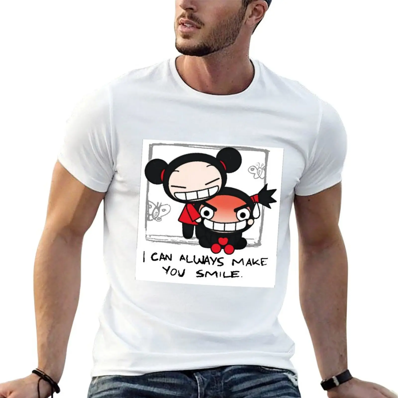 

I Can Always Make You Smile meme - Pucca Funny Love T-Shirt t shirts designer man t shirt graphic T-Shirt