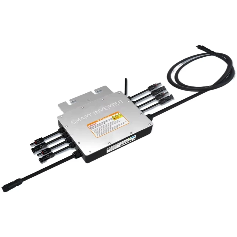 1000W 1200W 1400W Grid-Tied Micro Solar Inverter Waterproof MPPT Household PV Power Generation System
