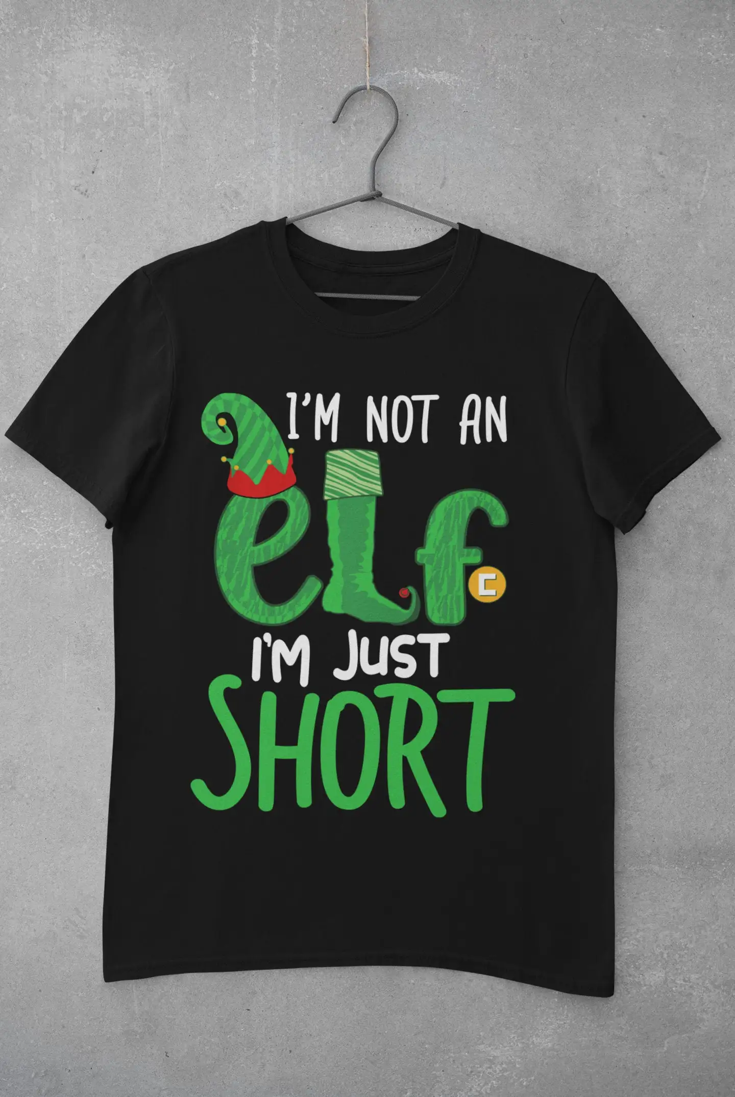 

I Am Not An Elf Graphic Printing Summer Luxury Brand Pure Cotton Men's and Women's T-shirts Short Sleeves Trendy Fashion