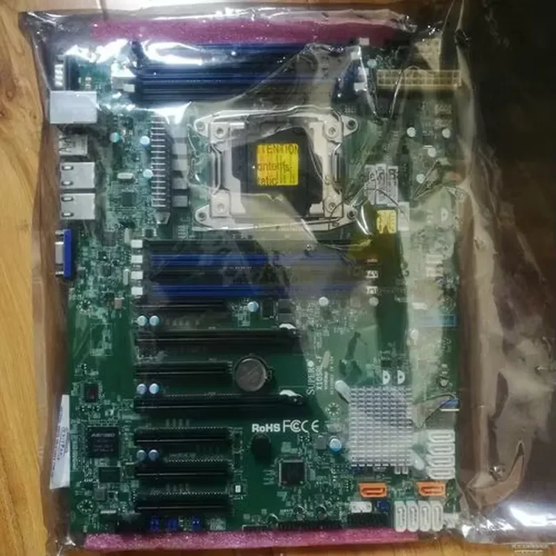 for Supermicro MBDX10SRLF Industrial Motherboard LGA2011 X99 Support Xeon E52600 V3 V4 Single Channel
