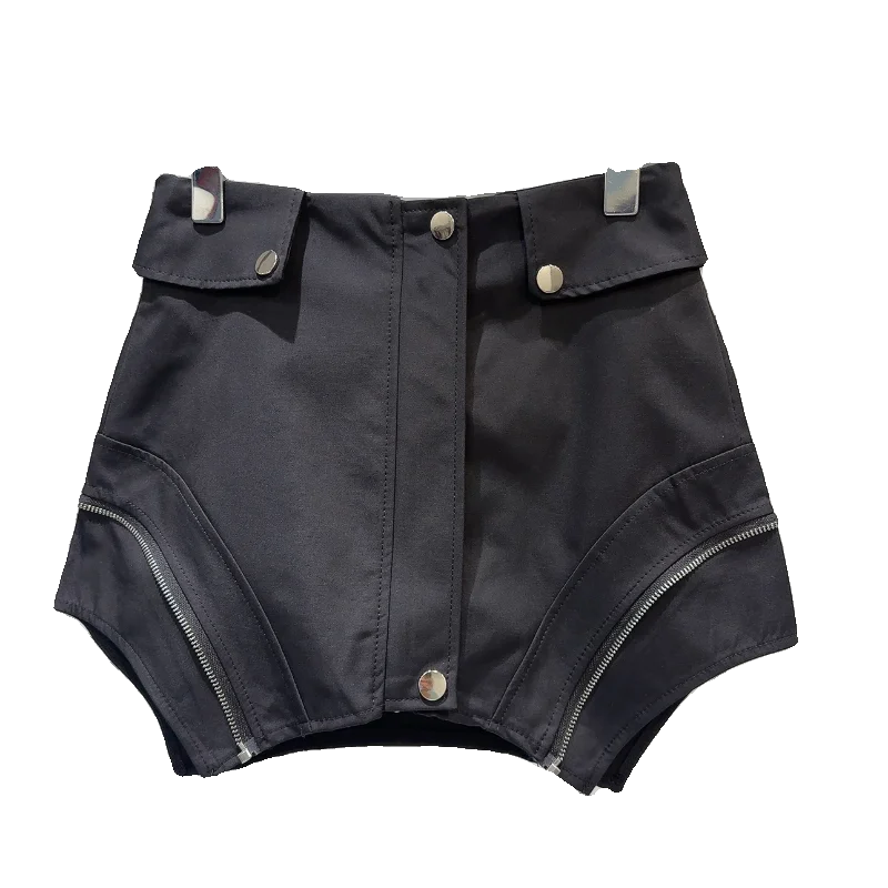 Street Sle American Hot Girl Asymmetrical Zipper Design Work Skirt  Skirt f Body Skirt ort Skirt Trendy New Arrival