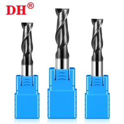 Milling Cutter Alloy Coating Tungsten Steel Tool Cnc Maching HRC55 2 Blade Endmills Top Milling Cutter Kit Milling Machine Tools