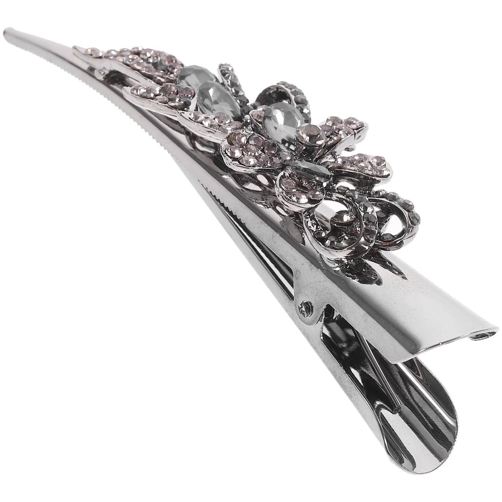 

Retro Rhinestone Horn Hair Clips Large Size Metal Barrette Suitable for Styling Women's Hair Alligator Pins Decorative
