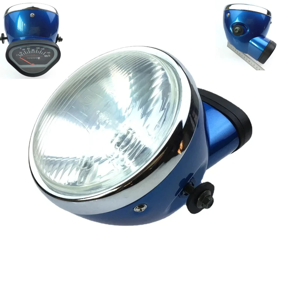 

For Motorcycle DAX Headlight Jincheng 70 Lamp Shell Assembly Meter Black Housing Integrated Meter