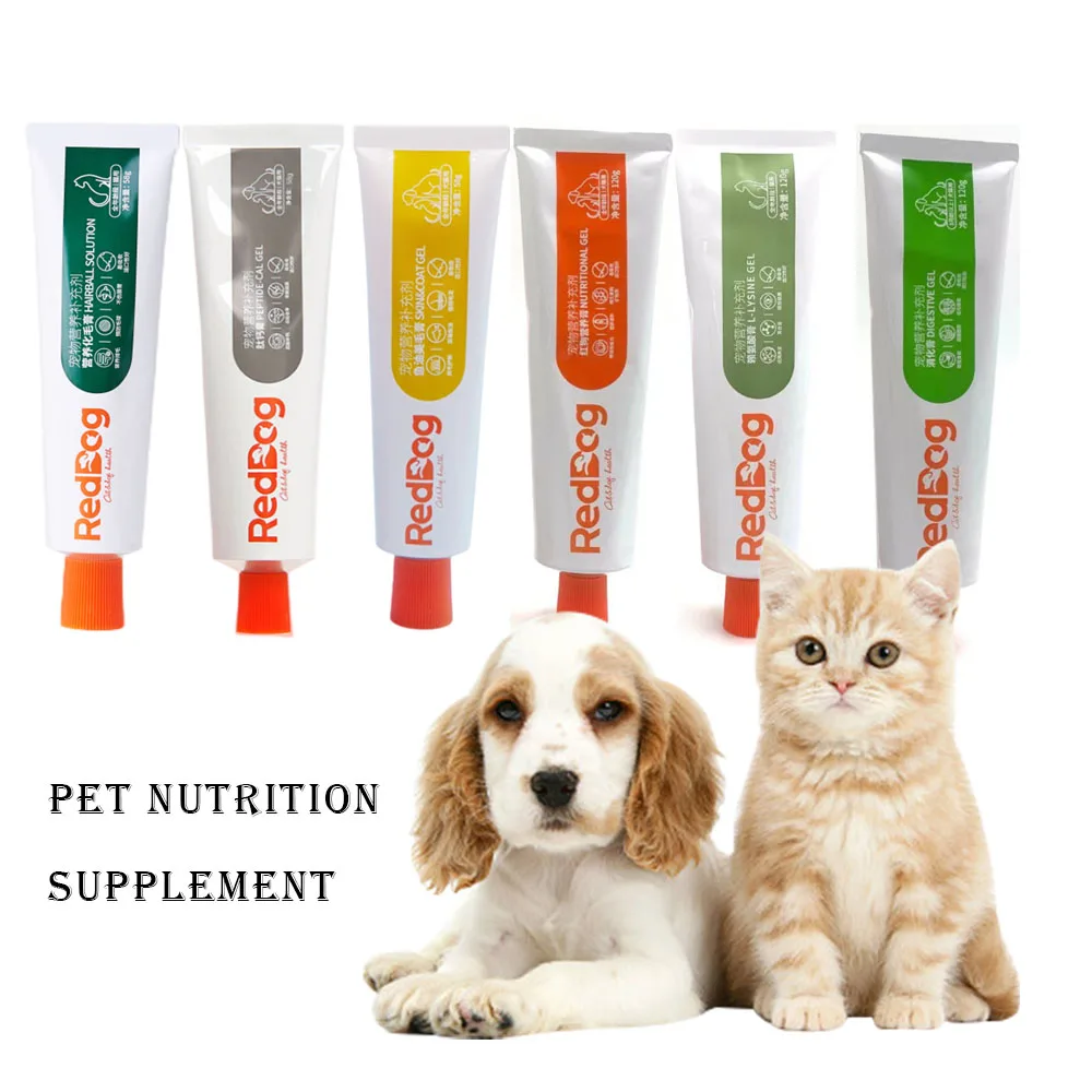 

REDDOG-L-LYSINE GEL Nutritional Gel, Comprehensive Nutrition Supplement, Strengthen Physique for Kitten, Young Cat and Dog