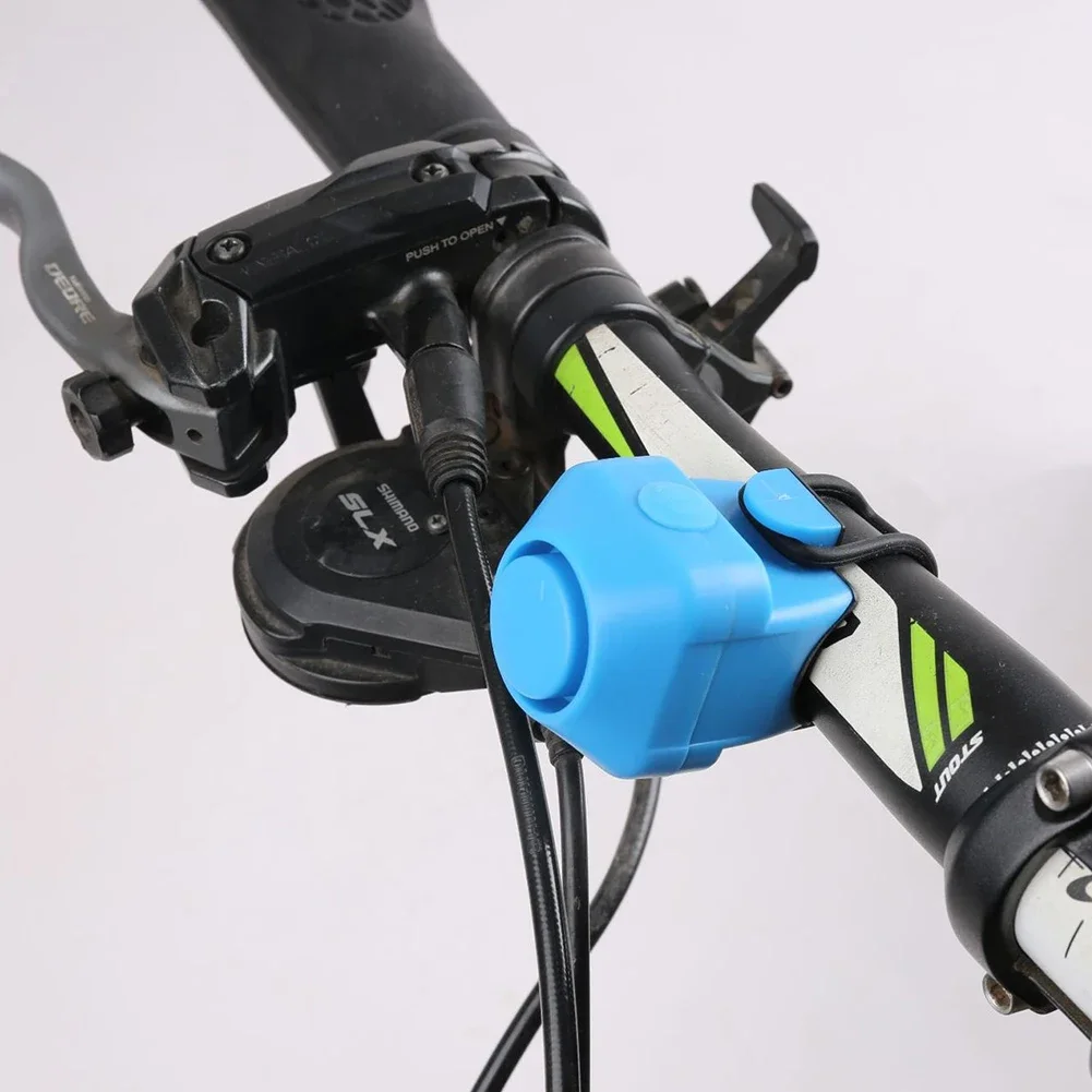 Bocina electrónica fuerte para bicicleta, 130 Db, alarma de advertencia de seguridad para bicicleta de montaña, timbre para manillar de ciclismo, accesorios para timbre