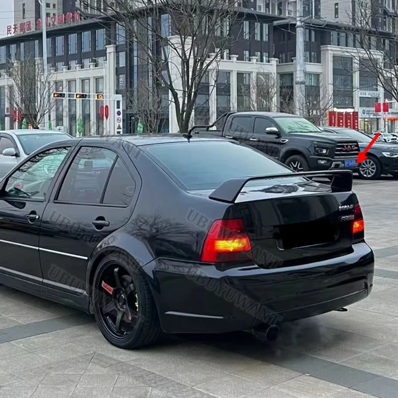Für Alten Volkswagen Bora R 2001-2008 Carbon-Heckklappenspoiler Ducktail-Lippe Flügel