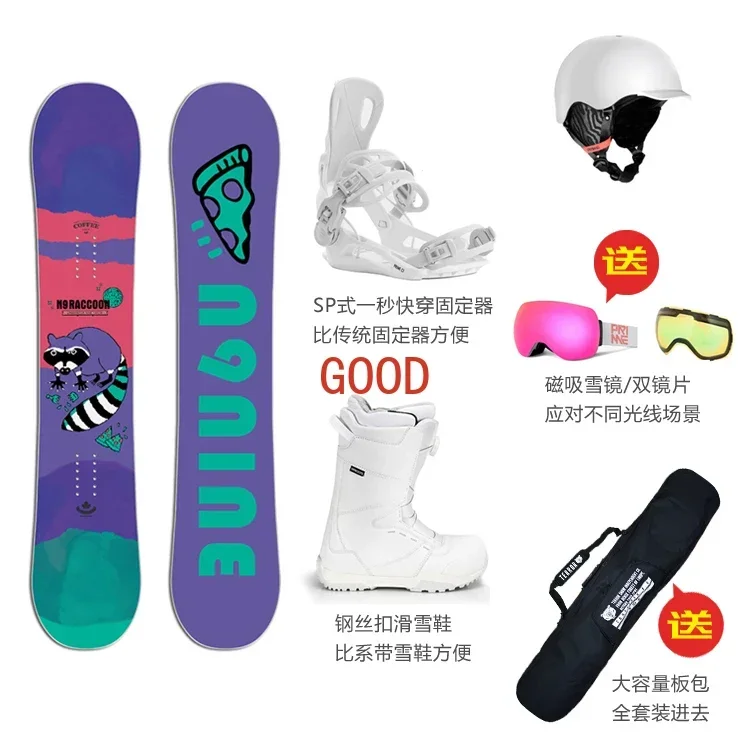 N9 Snowboard Quick Wear Retainer Snowshoe Suit Homens e Mulheres