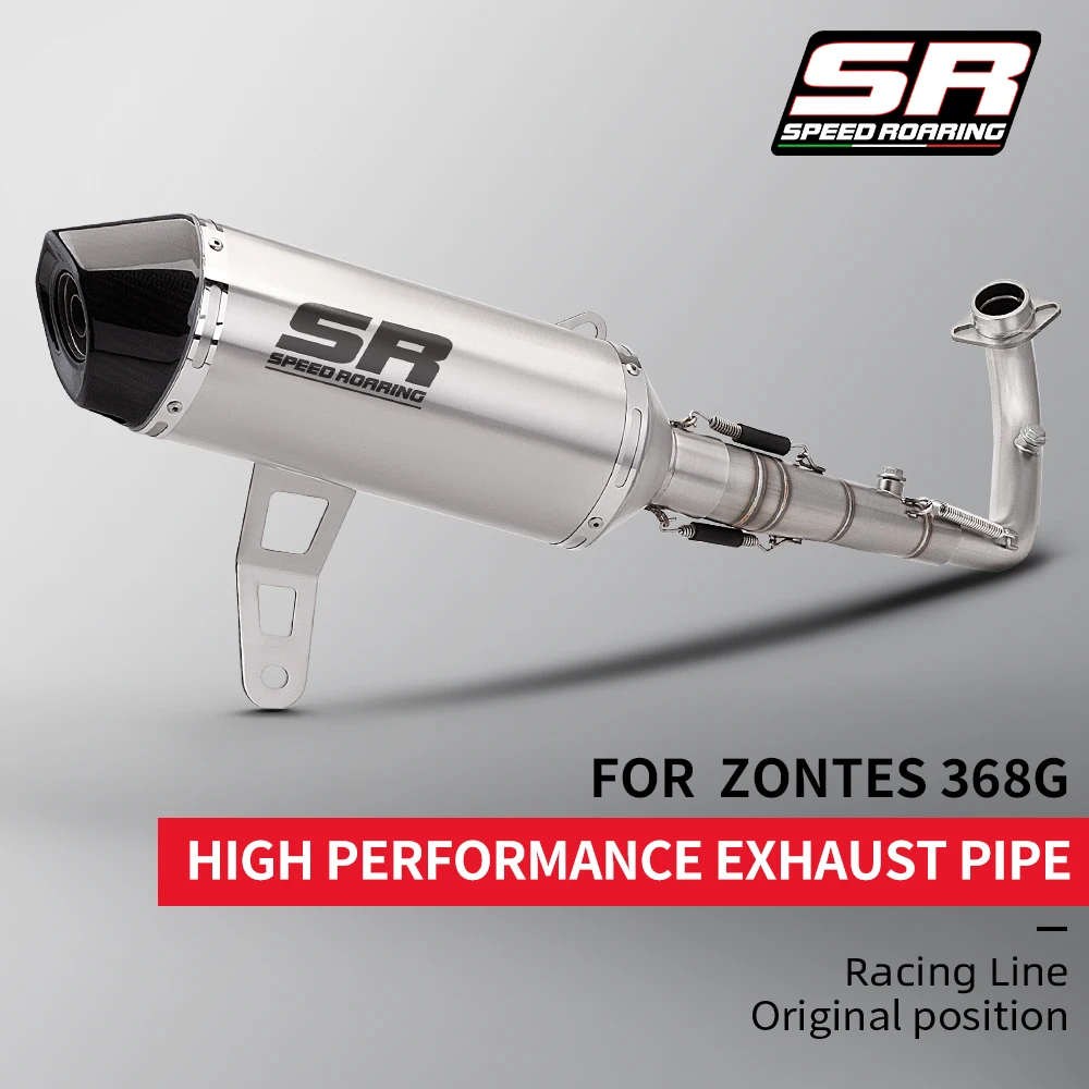 

Для ZONTES 368 368G 368D 368M 368K 368E выхлопная система мотоцикла, карбоновый глушитель с DB Killer Escape