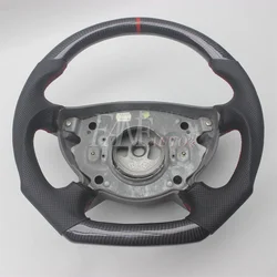 Real Carbon Fiber Steering Wheel for Benz E-Class W211 E320 E400 E55 AMG 2003–2006 G-Class W463 2002-2007