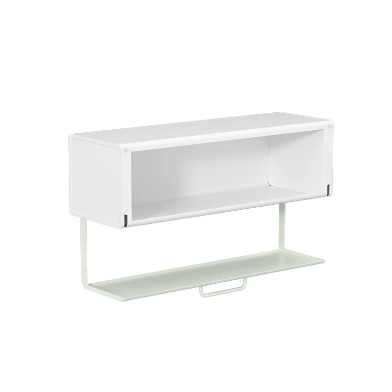 

Kitchen rack, no punching, wall-mounted seasoning storage box wall, one multi-functional space capsule