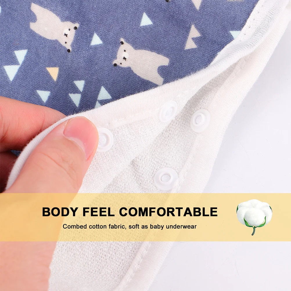 

1 pc Waterproof Baby Pants Leakproof Training Diapers High Waist Cotton Underwear Easy Clean Foldable Hidden Buckle Free